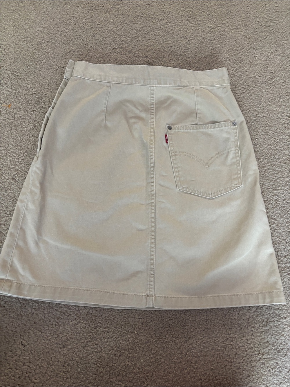 Levi's Tan A-Line Khaki skirt size XS